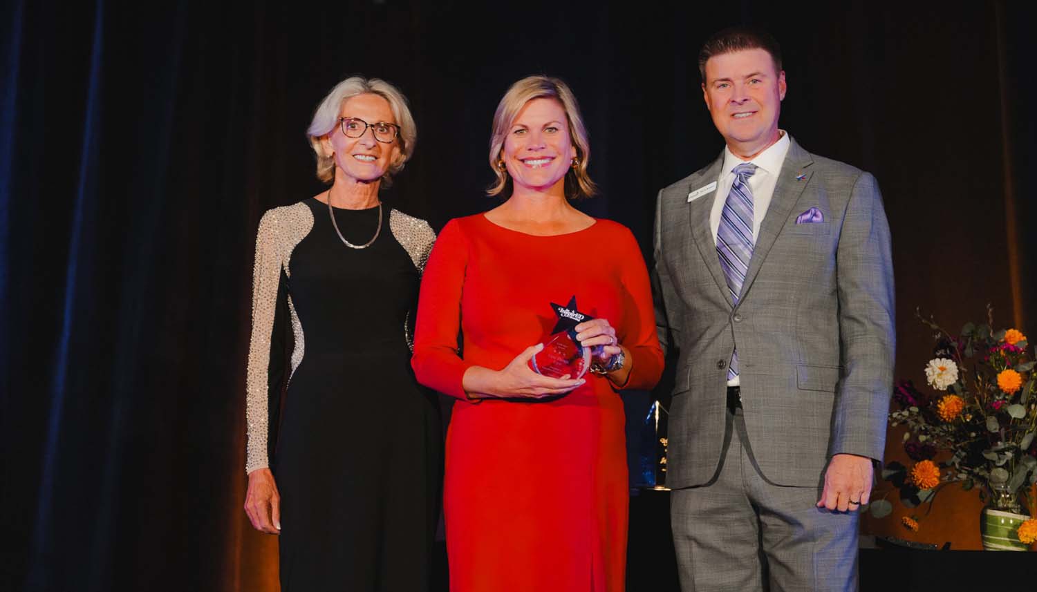 Melinda Morrison Gulick, CEO, First Things First – North Star Award Winner, with Teena Olszewski, Senior VP and Chief Administrative Officer, Education Forward Arizona and Rich Nickel