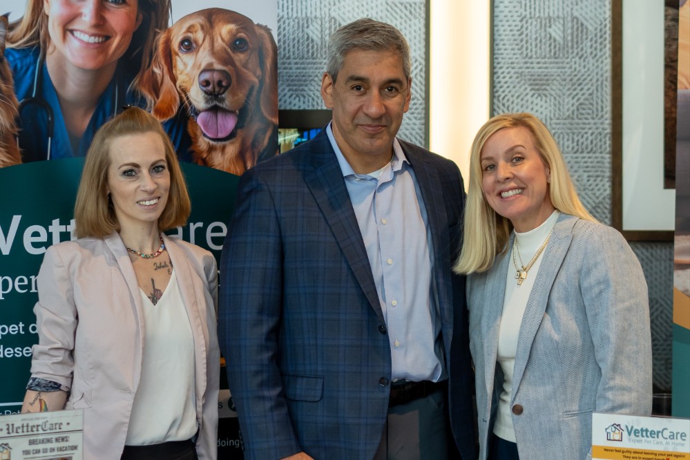 Jenn Rose CVT, Tony Chavez & Dr. Kendra Roberts DVM